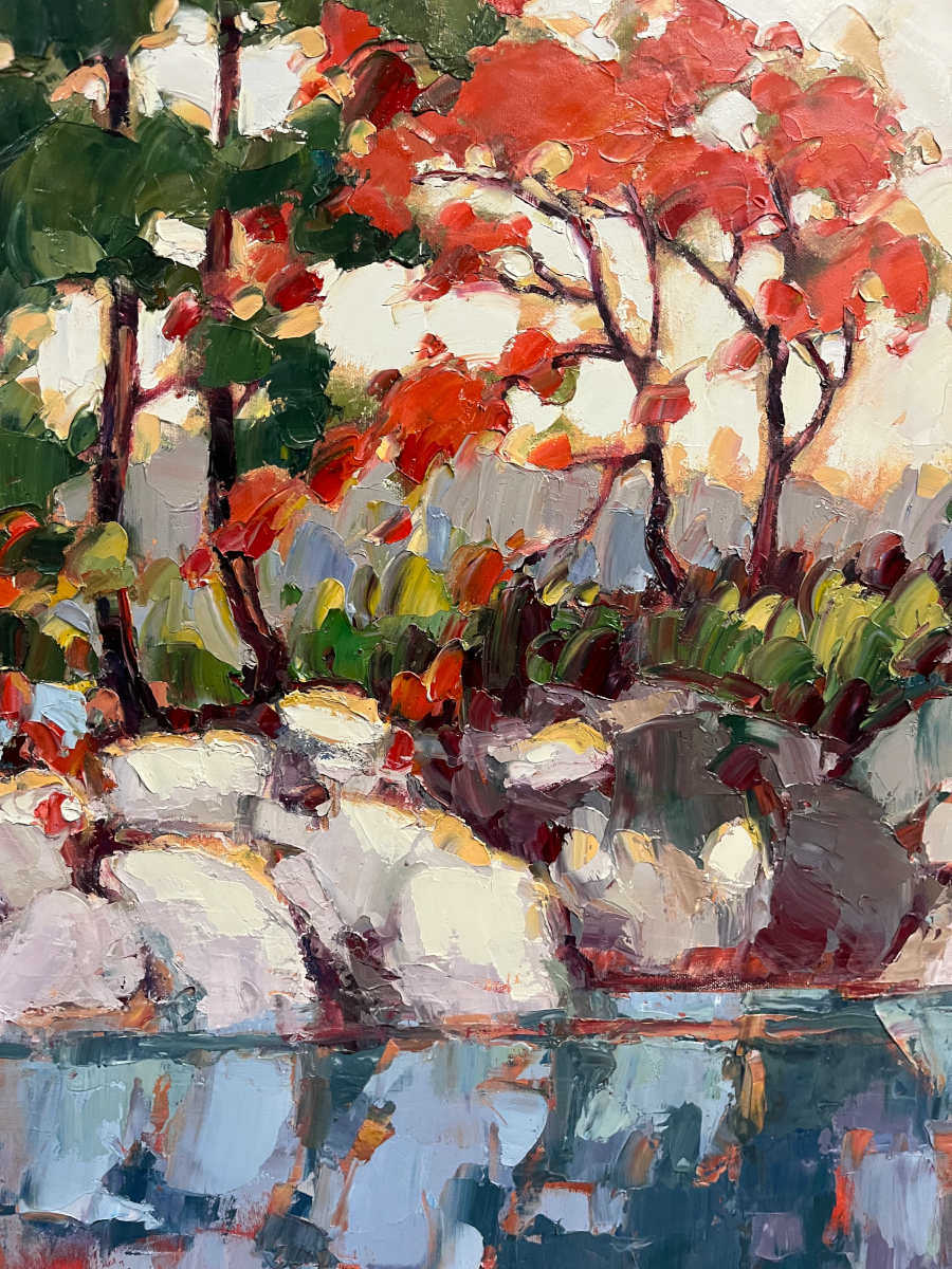 Yvon Breton - Vent du Large (Baie Georgienne) 30x40