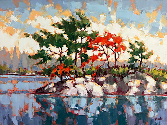 Yvon Breton - Vent du Large (Baie Georgienne) 30x40