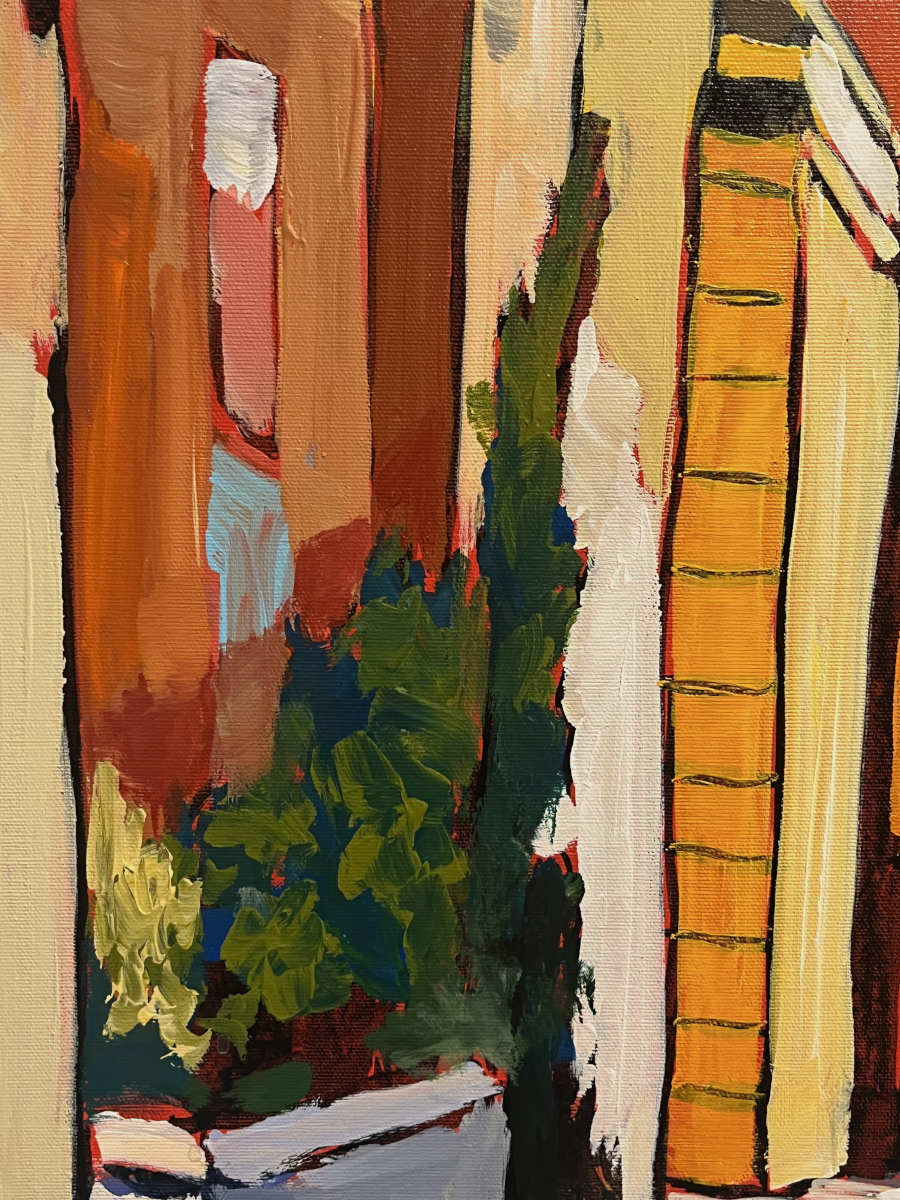 Sacha Barrette - Old Balconies 36x36