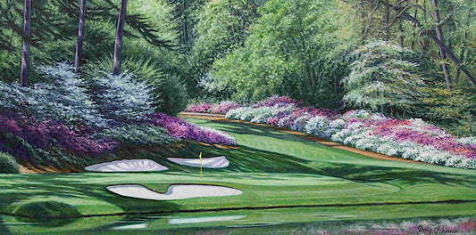 12th at Augusta National 8x16