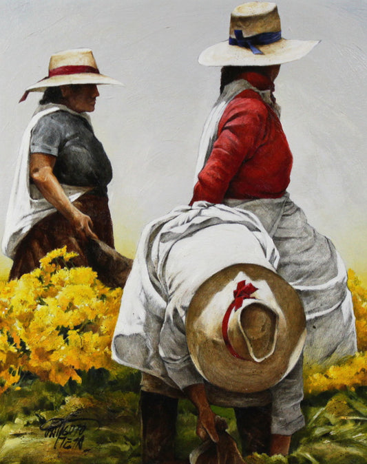 Luis Pantigozo -A Days Work 20x16