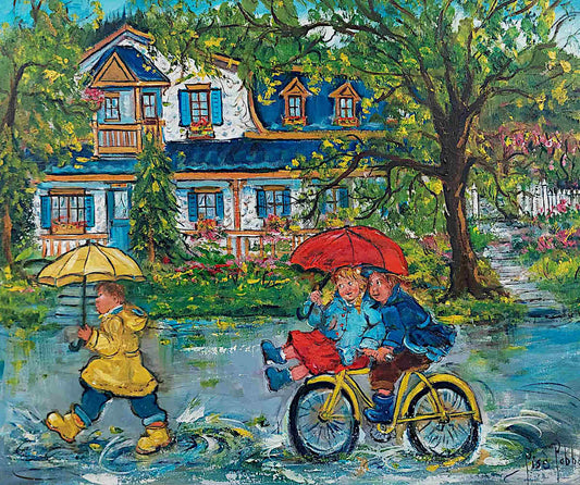 Lise Labbé - A Fun Ride 20x24