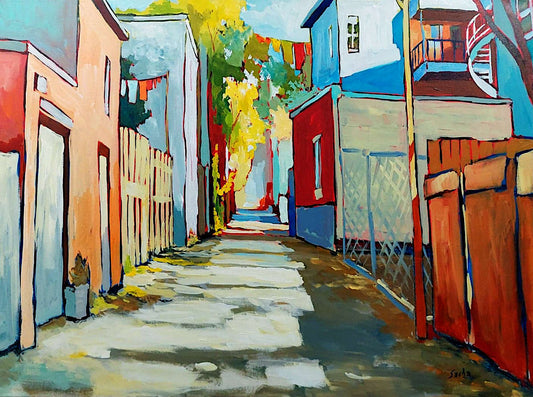 Sacha Barrette - Clear Early Autumn 30x40