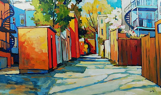 Sacha Barrette - Towards the Autumn Light 36x60