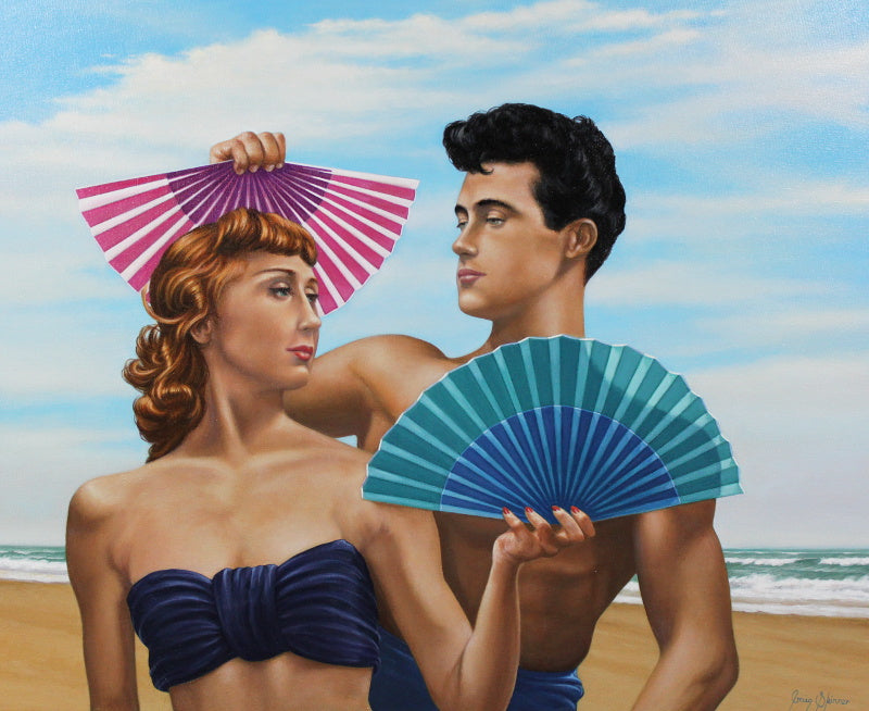 Beach Fans 24x30