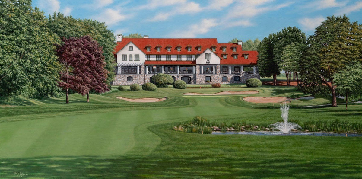 Beaconsfield Golf Club - 18th Hole 24x48