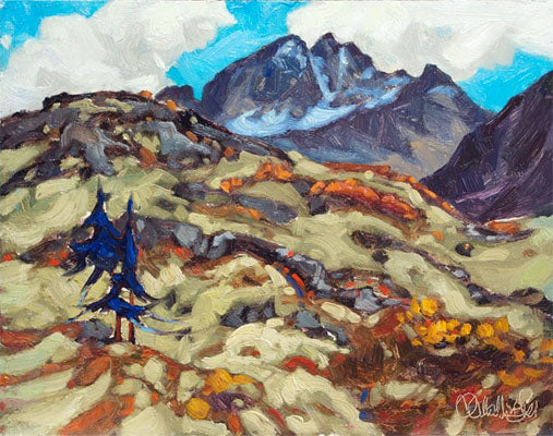 Below the Yellow Summit 11x14