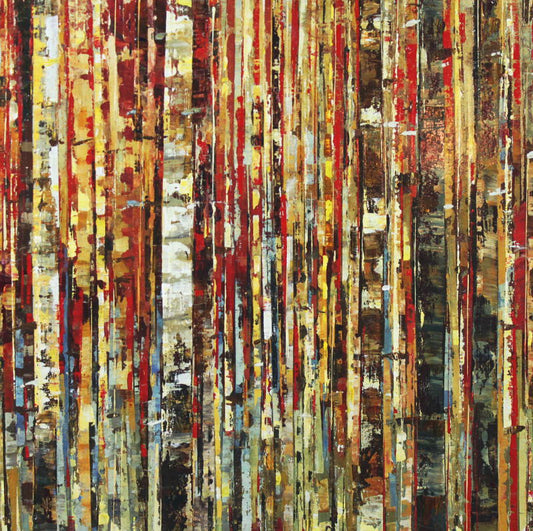 Fiona Hoop - Birch Trees I 24x24