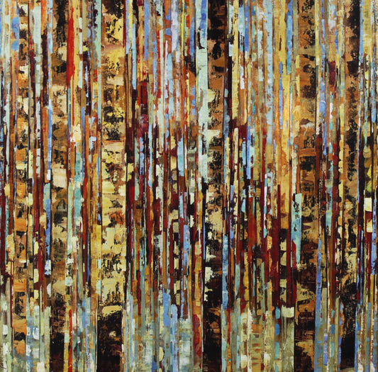 Fiona Hoop - Birch Trees II 30x30