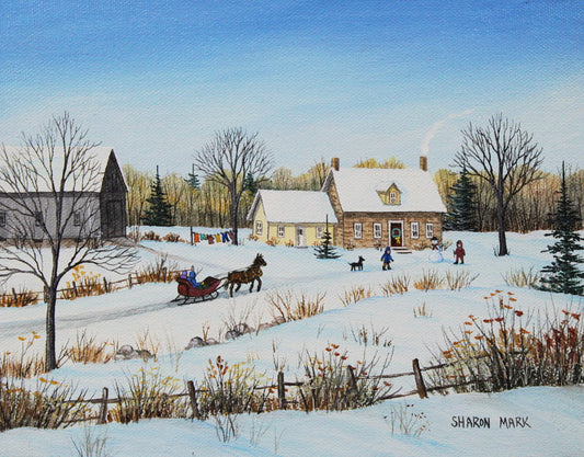 Sharon Mark - Blanket of Snow 7x9