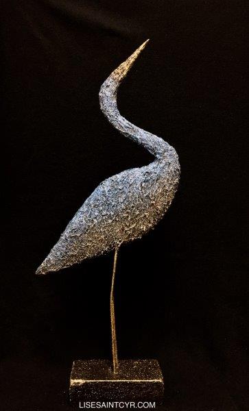 Lise St-Cyr - Eternity Heron 30x4x20