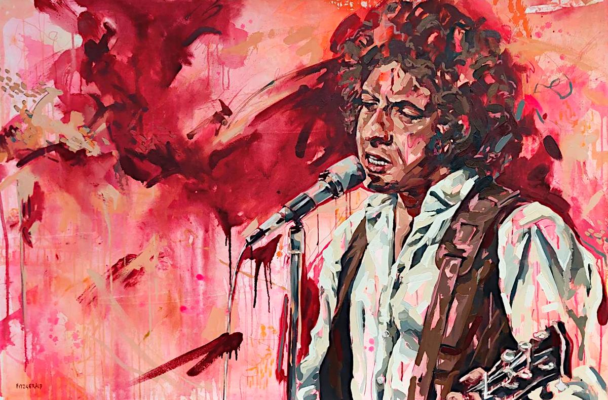 Megan Fitzgerald - Bob Dylan 40x60