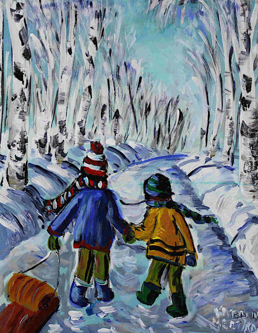 Katerina Mertikas - Brotherly Love 20x16