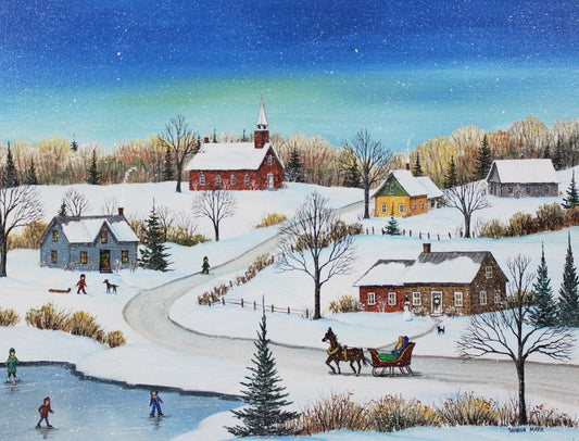 Sharon Mark - December in the Country 12x16