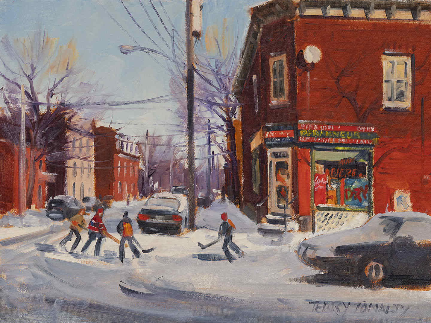 Terry Tomalty - Depanneur Rue Charlevoix 12x16