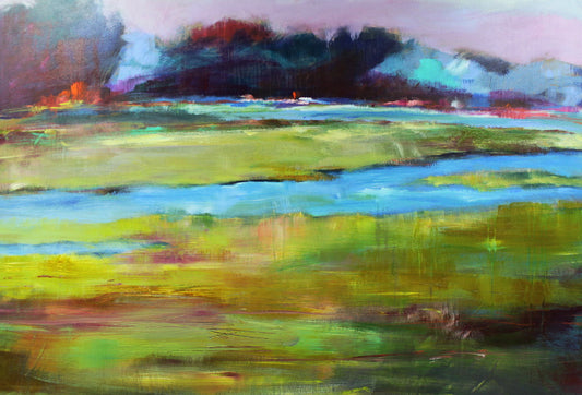 Destinee vers le mauve 40x58