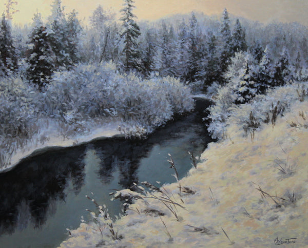 Marie-Claude Courteau - Eclaircie au matin 24x30