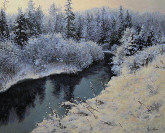 Marie-Claude Courteau - Eclaircie au matin 24x30