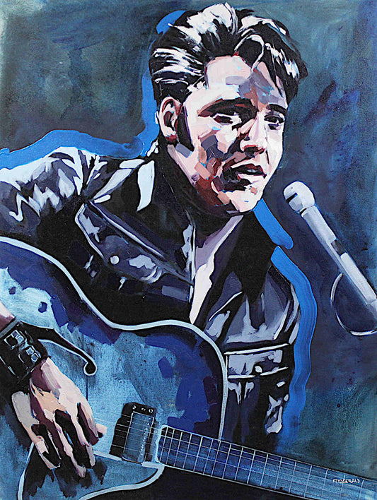 Megan Fitzgerald - Elvis 40x30