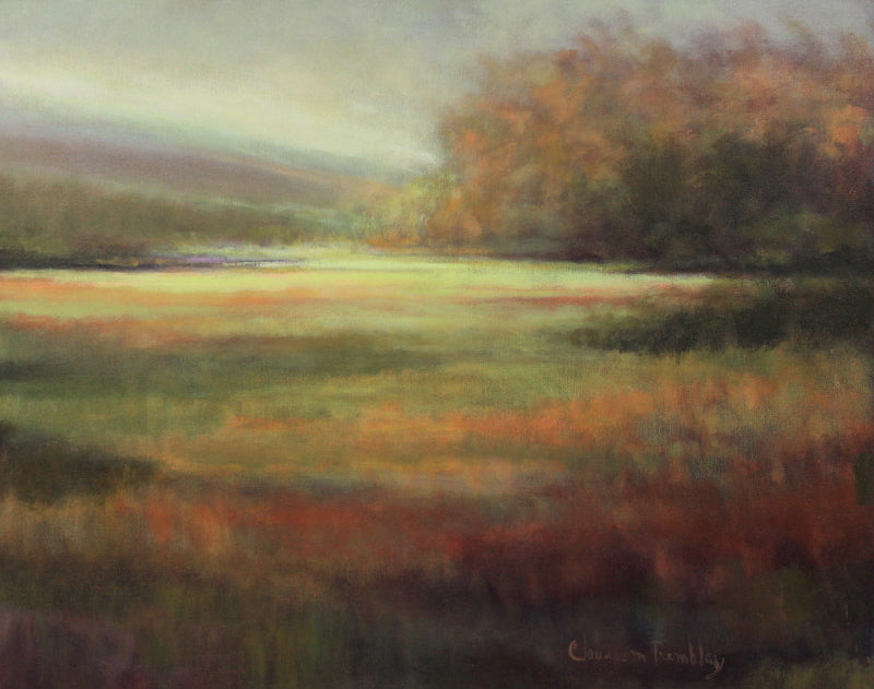 Claude Tremblay - Et l'on entend respirer le silence 24x30