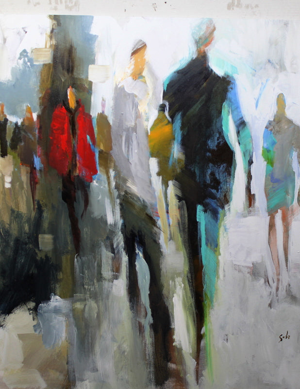 Sacha Barrette - Femme Turqoise 48x40