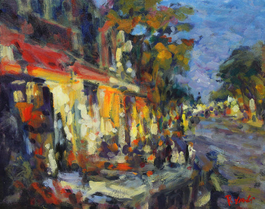 Pei Yang - Evening Market 16x20