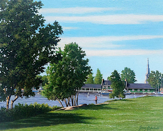 Craig Skinner - Fishing - Edgewater Park 8x10