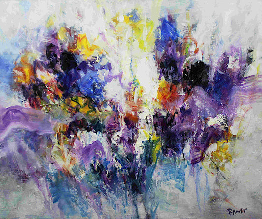 Pei Yang - Floral Explosion 30x36