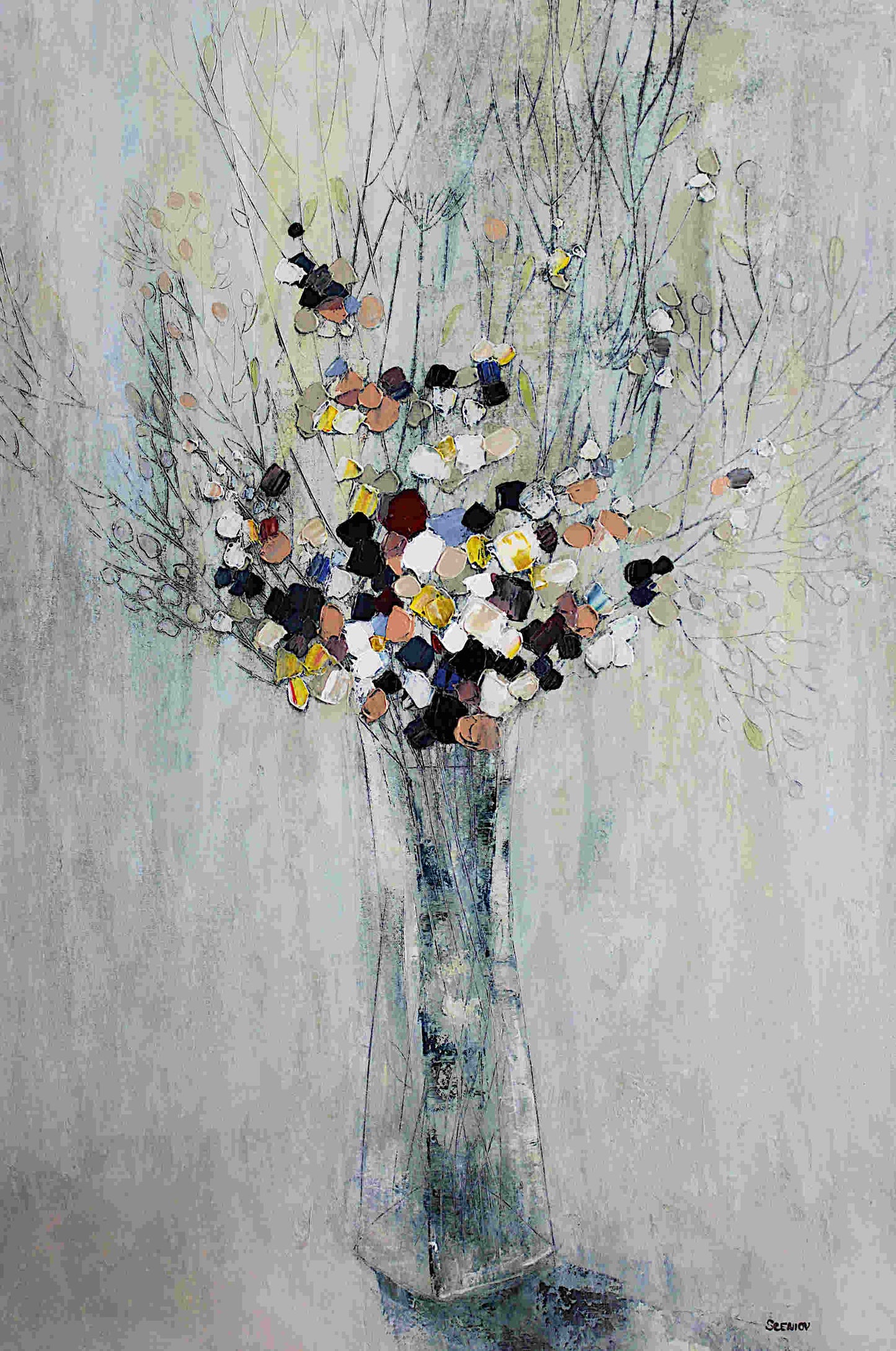 Oleg Sceniov -Floral Wonder 36x24
