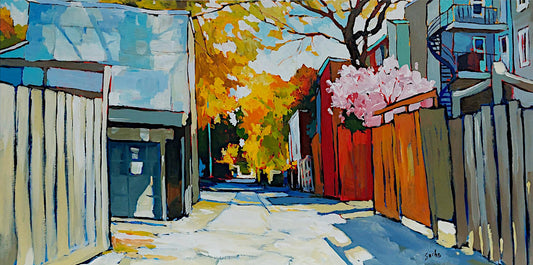 Sacha Barrette - Flower Alley 24x48
