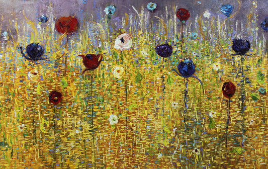 Fiona Hoop - Flowers Afield #16 30x48