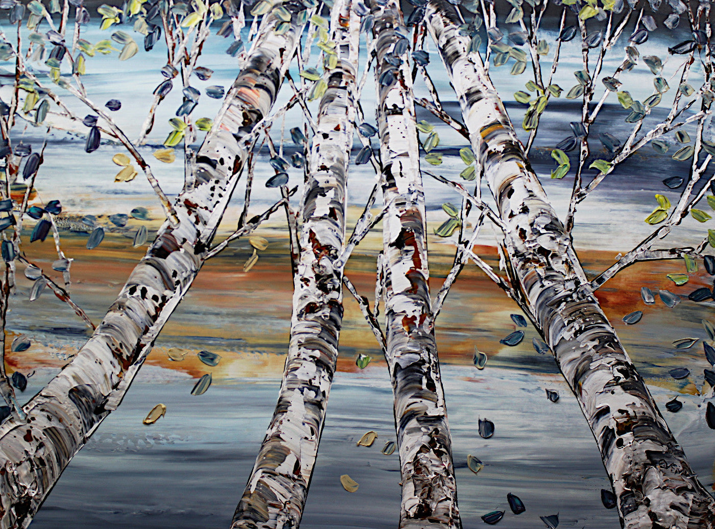 Four-Birches-36x48