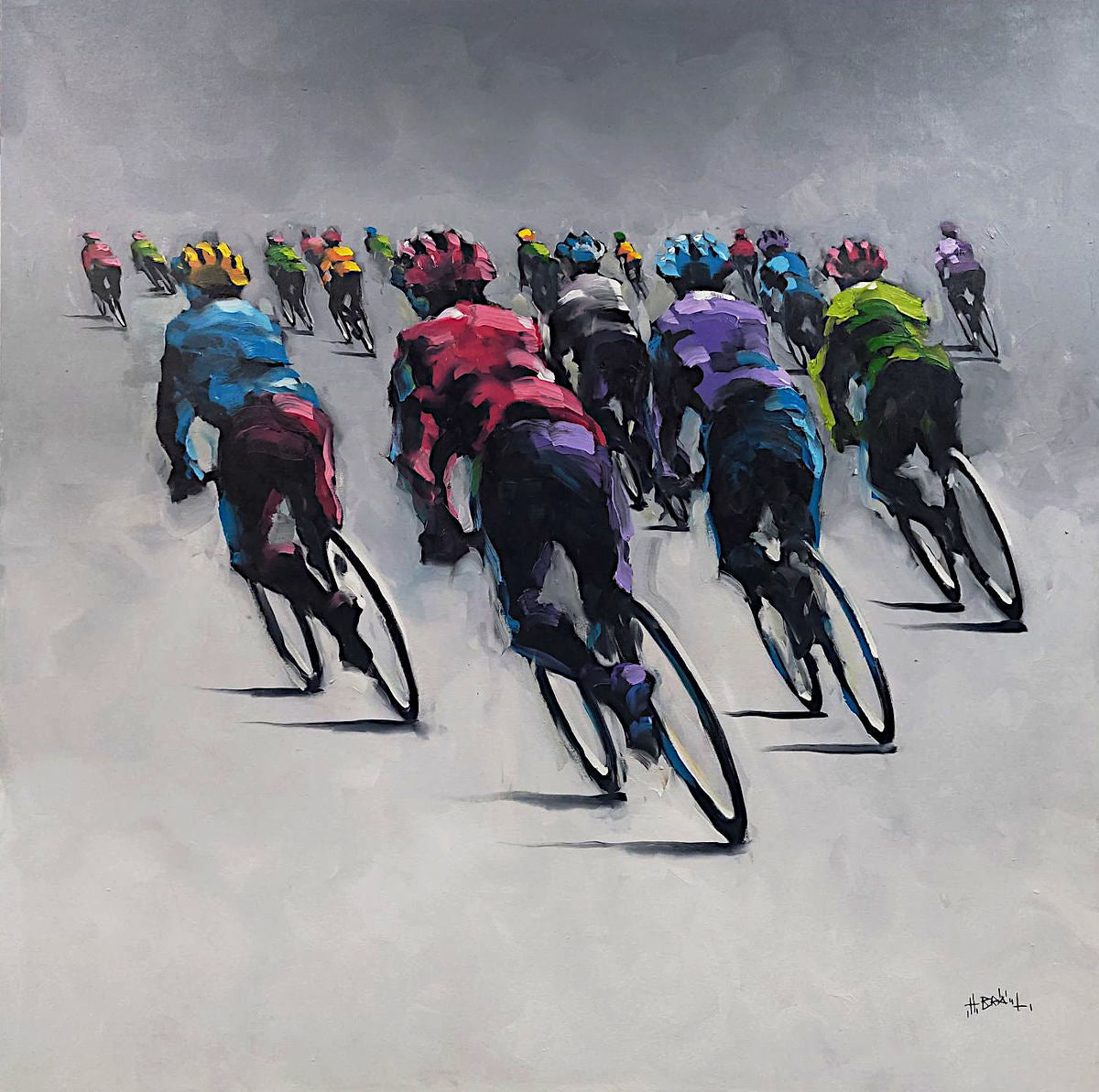 Harold Braul -Group of Four 40x40