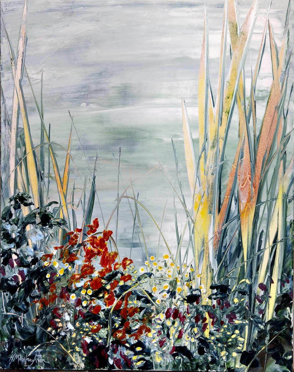 Hanna MacNaughtan - Hanging On Just A Little Longer 18x14
