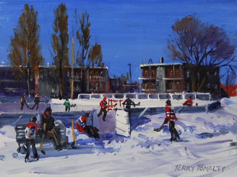 Terry Tomalty - Hochelaga Hockey 12x16