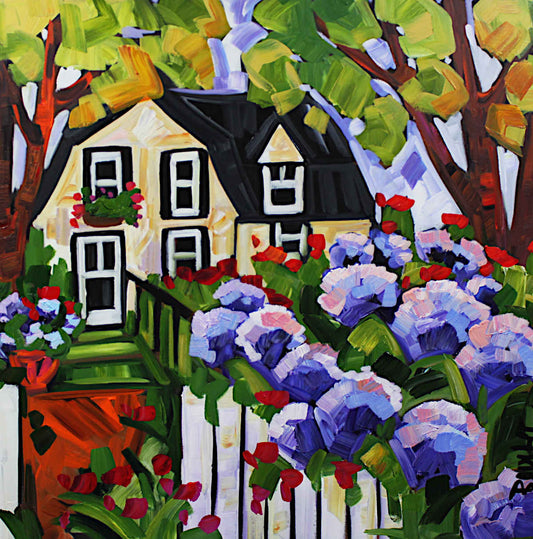 Marie-Claude Boucher - Hydrangea-II 30x30