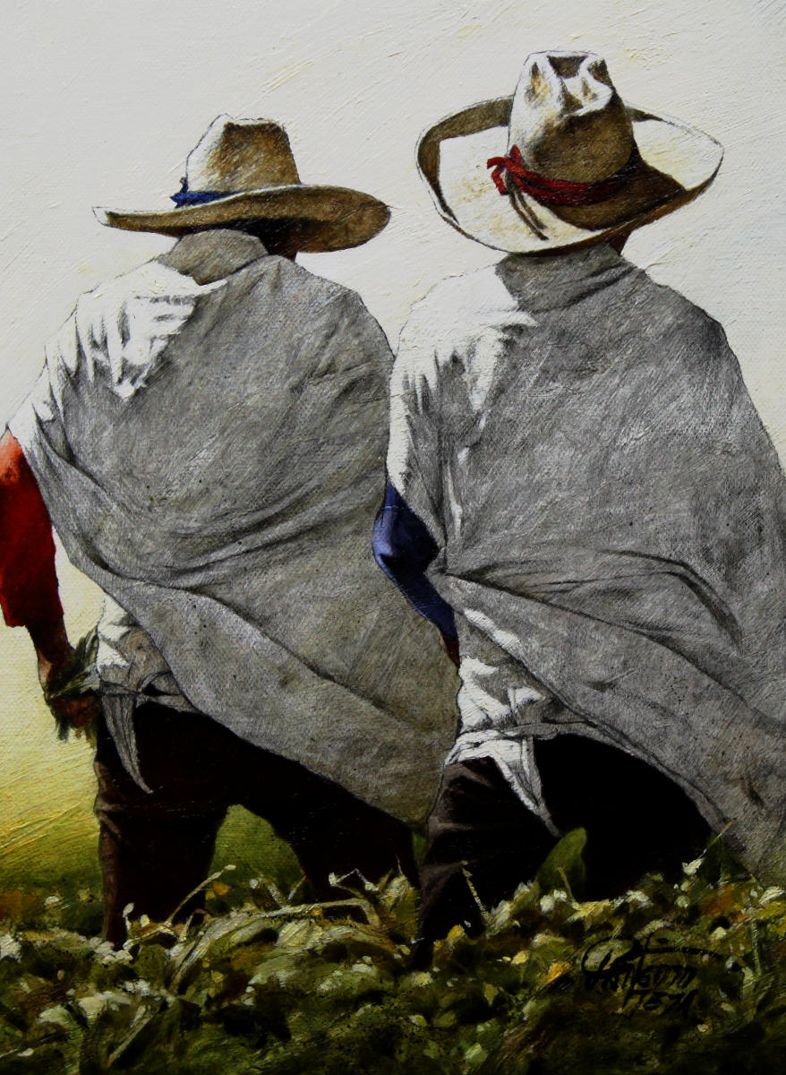 Luis Pantigozo -In The Field 16x12