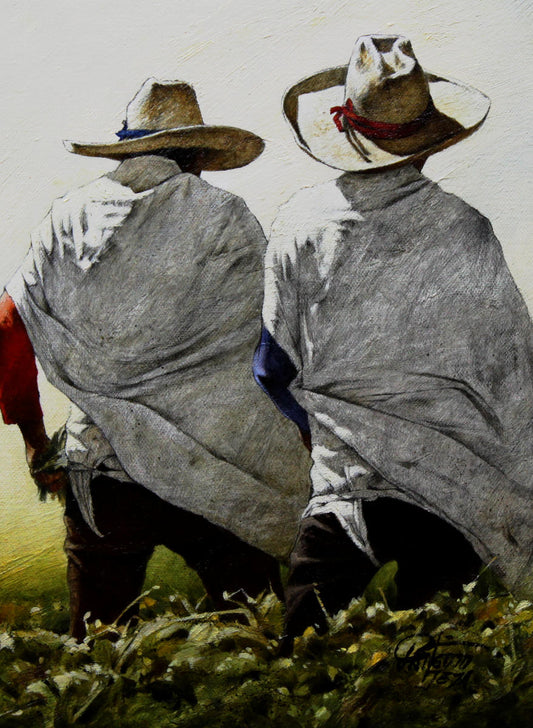 Luis Pantigozo -In The Field 16x12