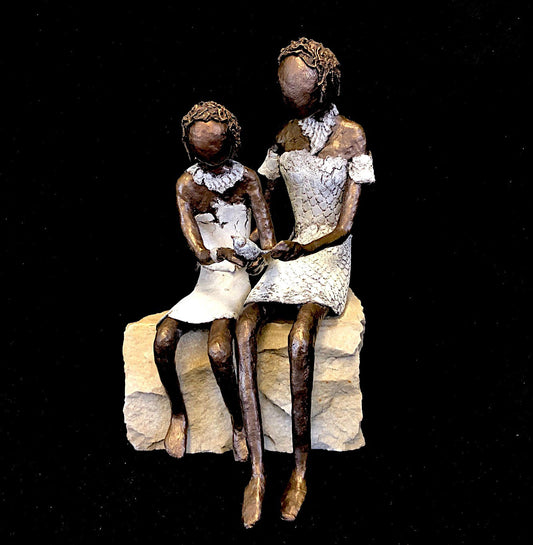 Lise St-Cyr - Ivory Bird 8x9x12