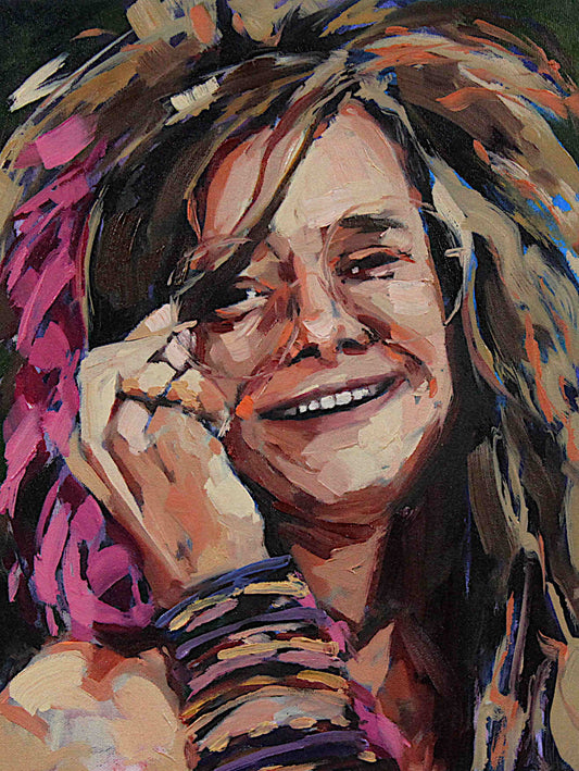 Megan Fitzgerald - Janis Joplin 14x11