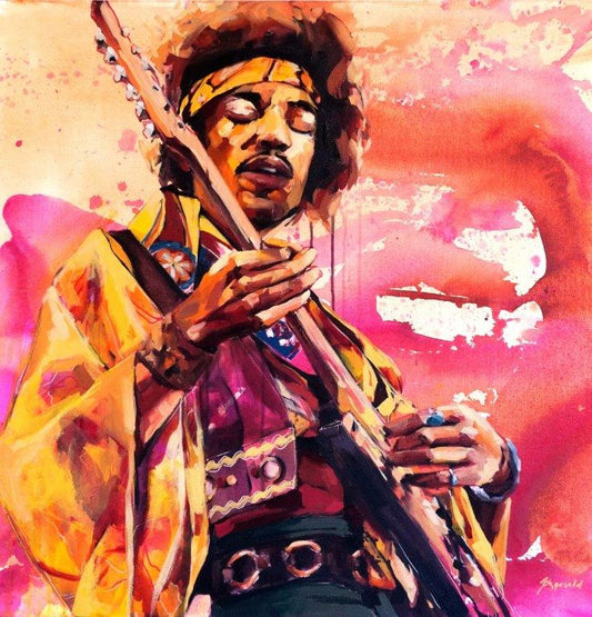 Megan Fitzgerald - Jimi Hendrix 36x36
