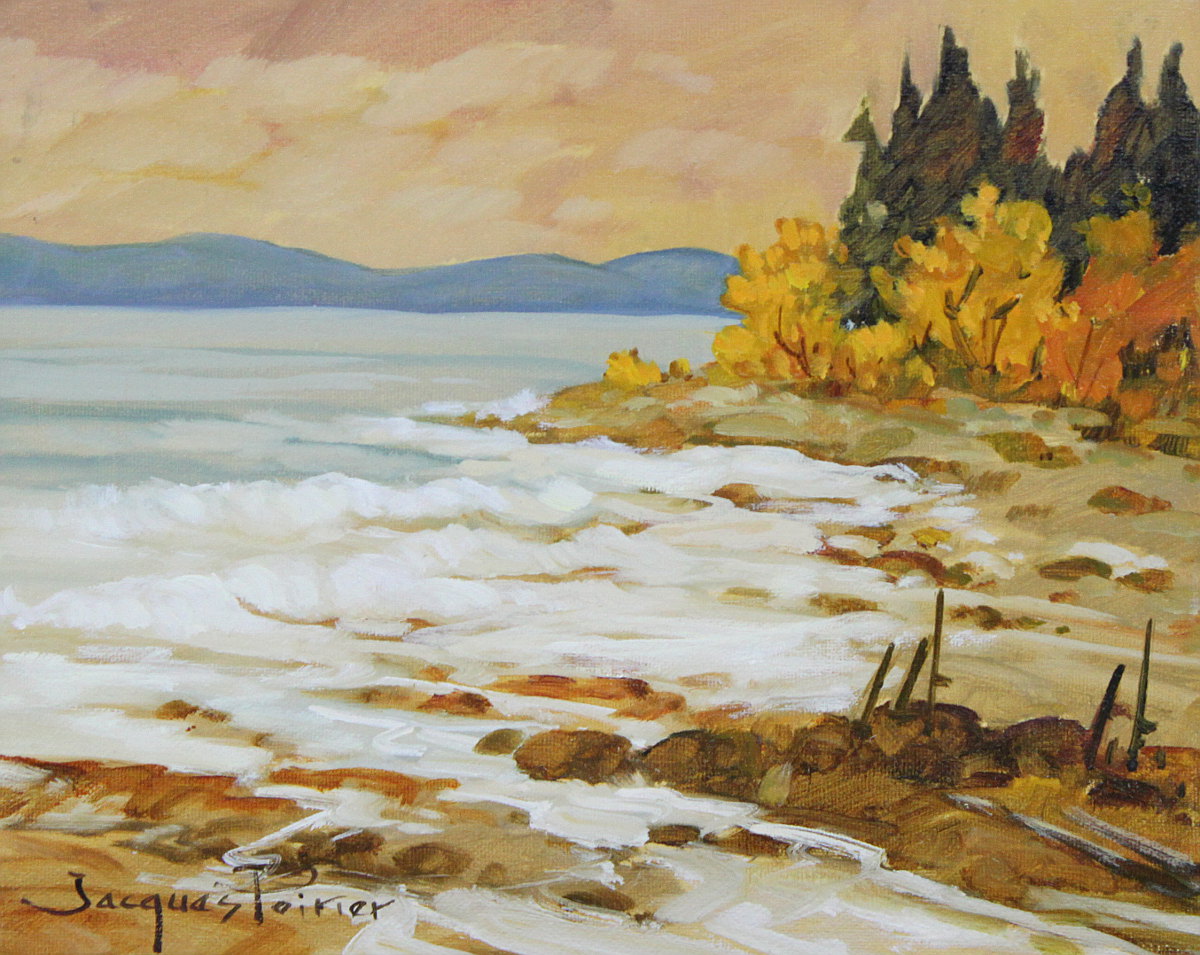 Jacques Poirier - Kamouraska, le ciel et la mer 8x10