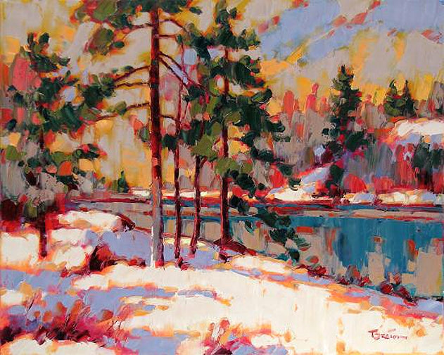 Yvon Breton - L'Hiver En Maurice 24x30