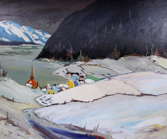 Louis Tremblay - La descente des femmes 30x36