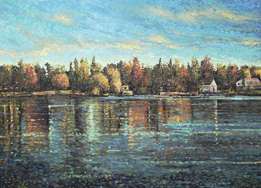 Shapour Khanizadeh - Lac St. Louis Pointe-Claire 36x48
