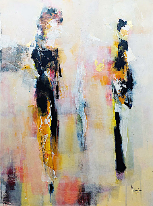 Georges Mamàn - Les aventuriers 40x30