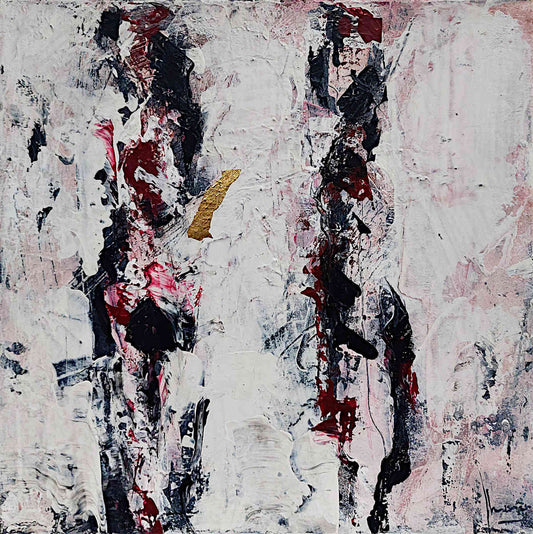 Georges Mamàn - Les voyageurs 16x16