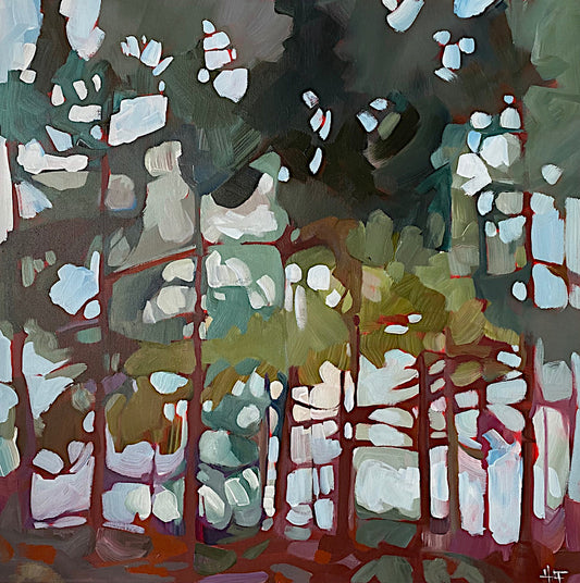 Holly Ann Friesen - Magenta Floor 2 24x24
