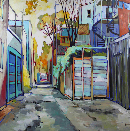 Sacha Barrette - Matin de printemps 48x48