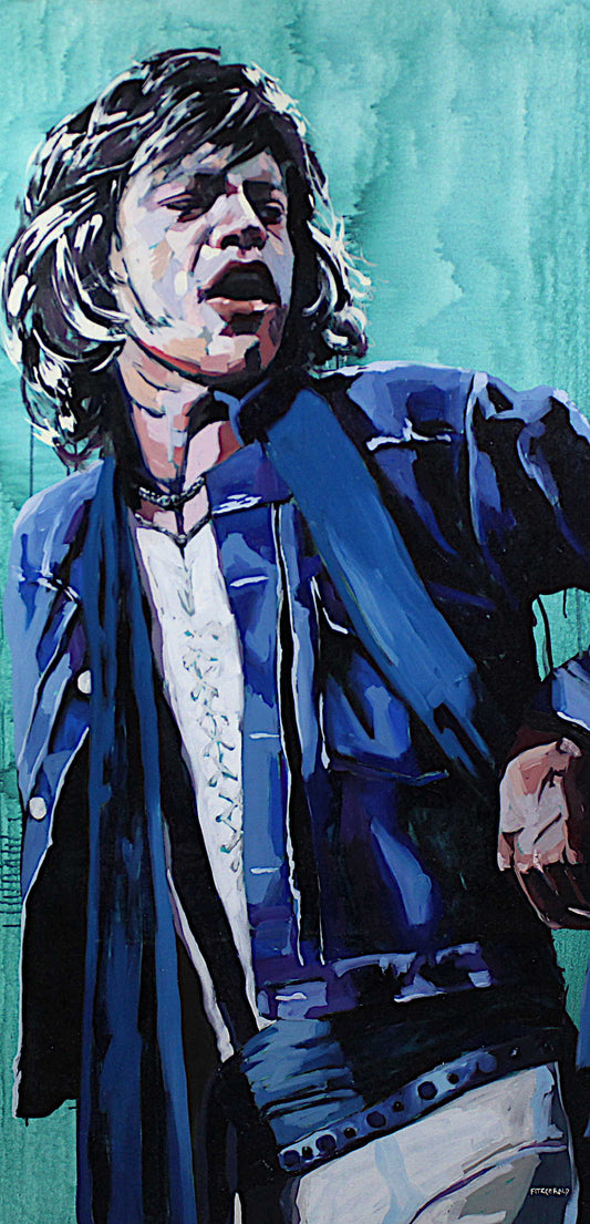 Megan Fitzgerald - Mick jagger 60x30
